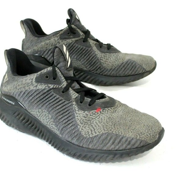 Adidas Alpha bounce 3 Men's Size US 8 Grey/Black Running Shoe DA9561 - Picture 2 of 8